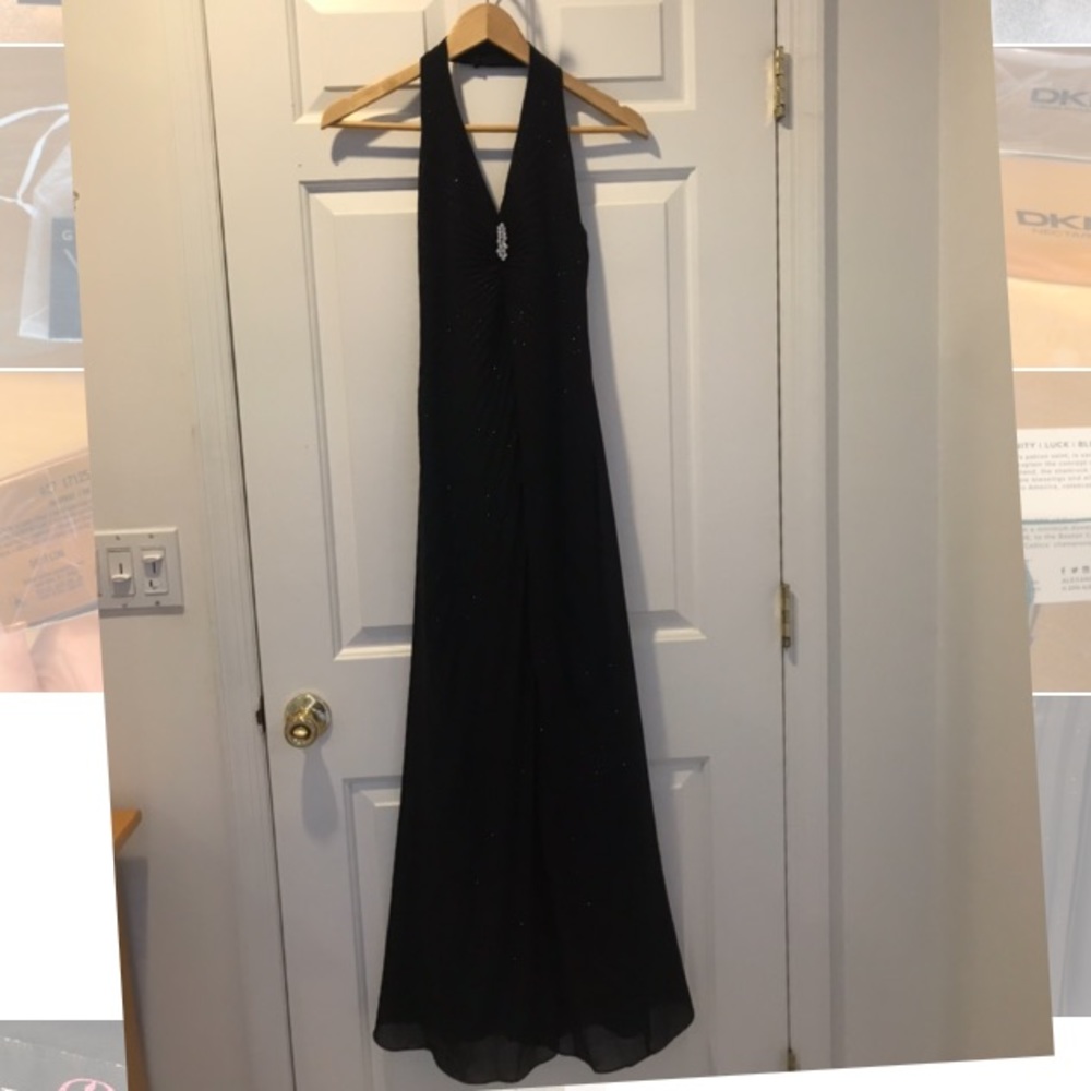 Betsy and Adam by Linda Bernell Halter Dress